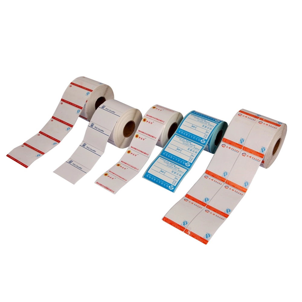 Rodillo de pegatina de código de barras térmico