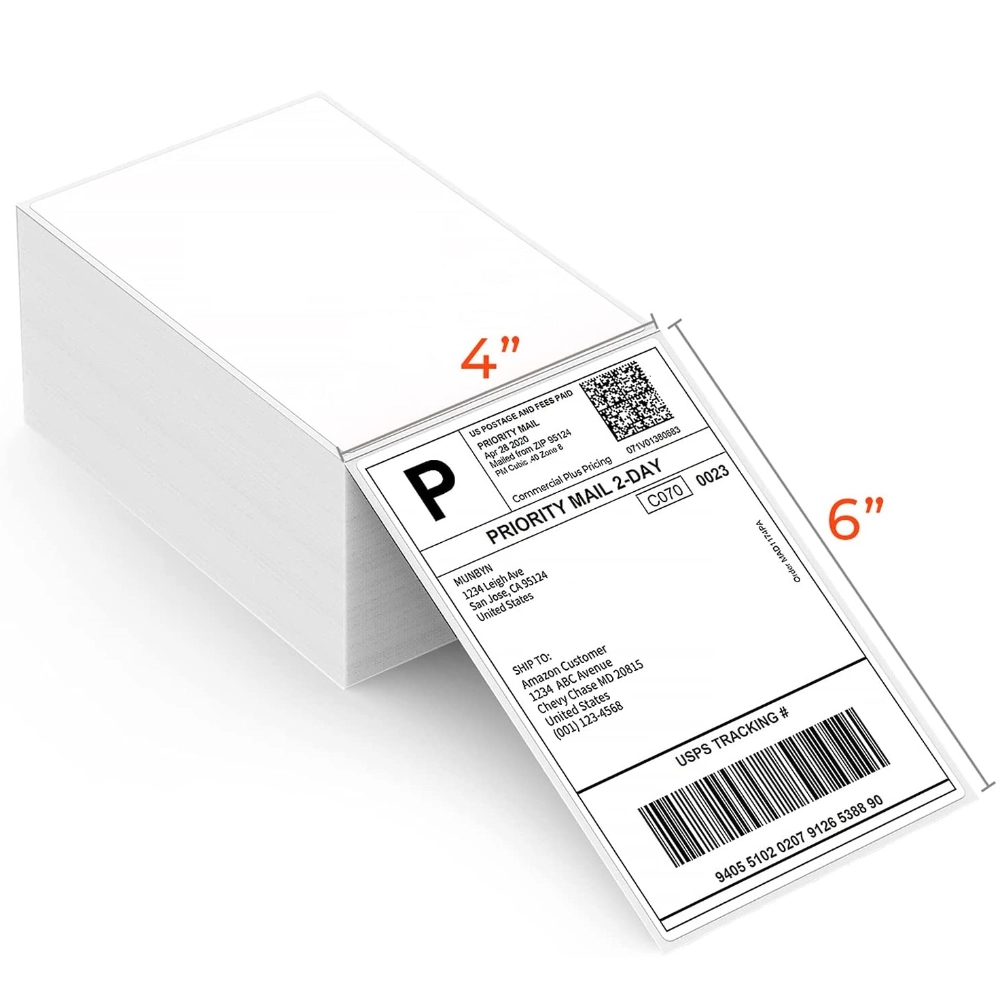 4×6 direct thermal label roll