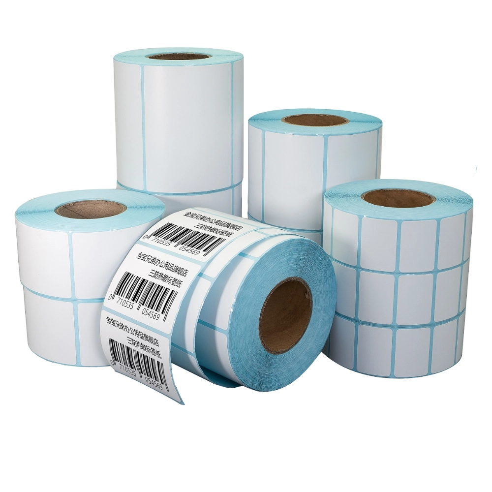 80mm adhesive thermal label