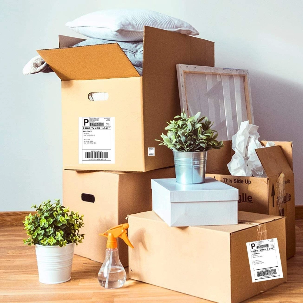 Etiqueta adhesiva directa de papel térmico A6