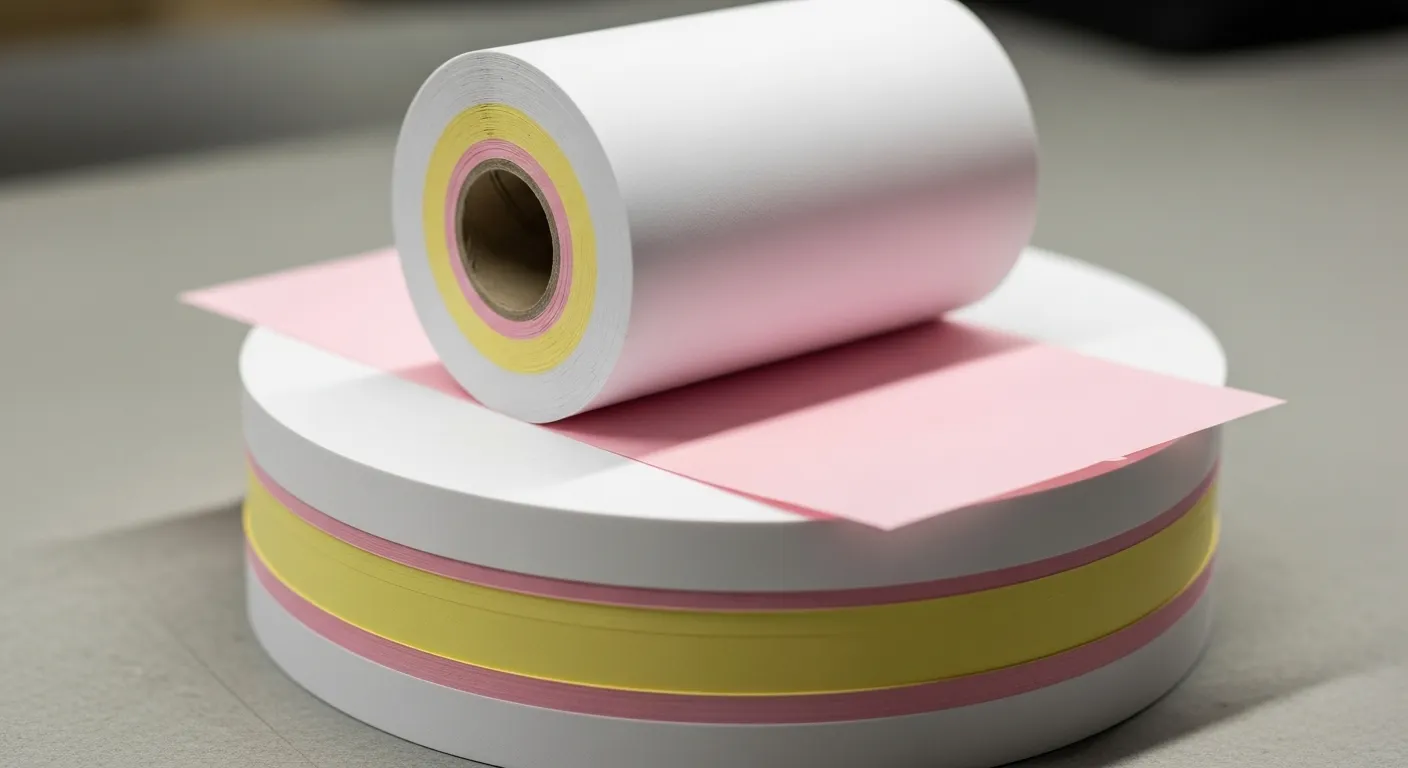 Rollos de papel de la NCR