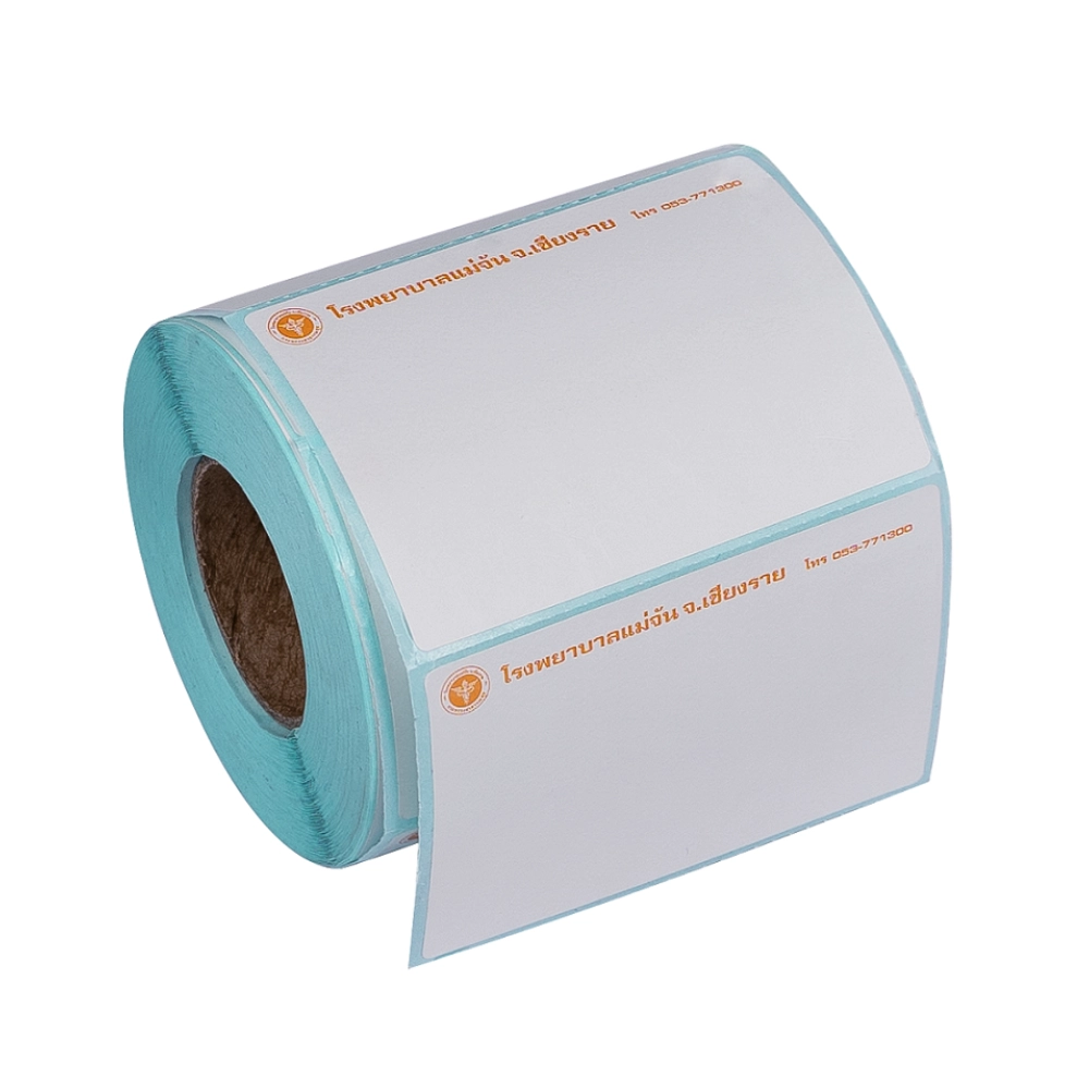 4 X 6 Rodillo de papel pegatina de etiqueta de pulgada