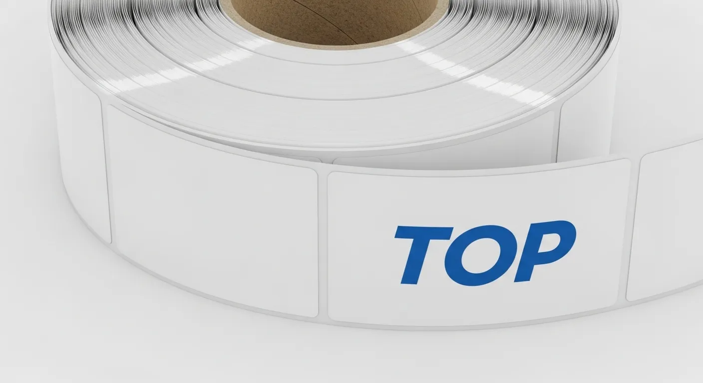 Etiqueta TOP coated