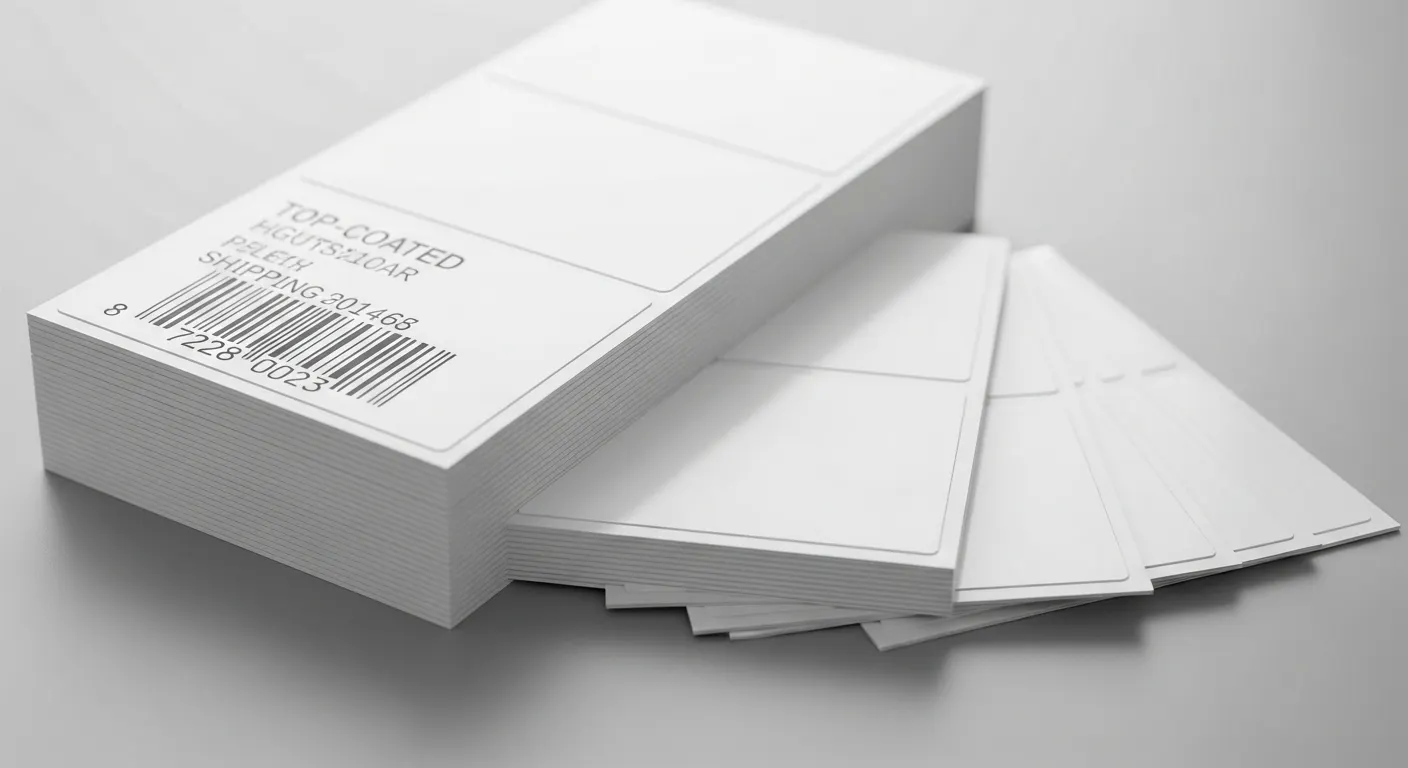 Fabricante de etiquetas térmicas Top Coated