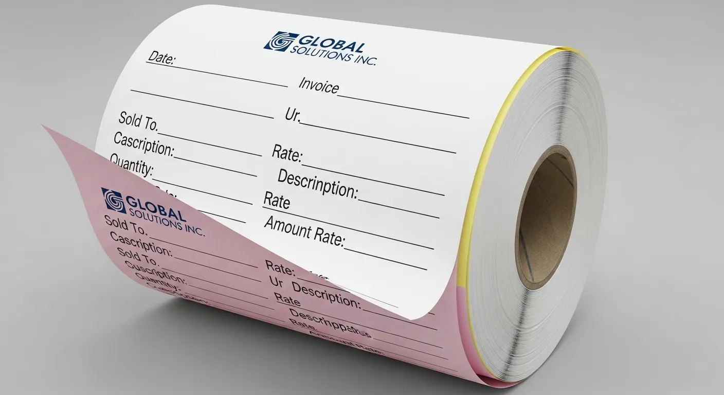 papel personalizado de la NCR