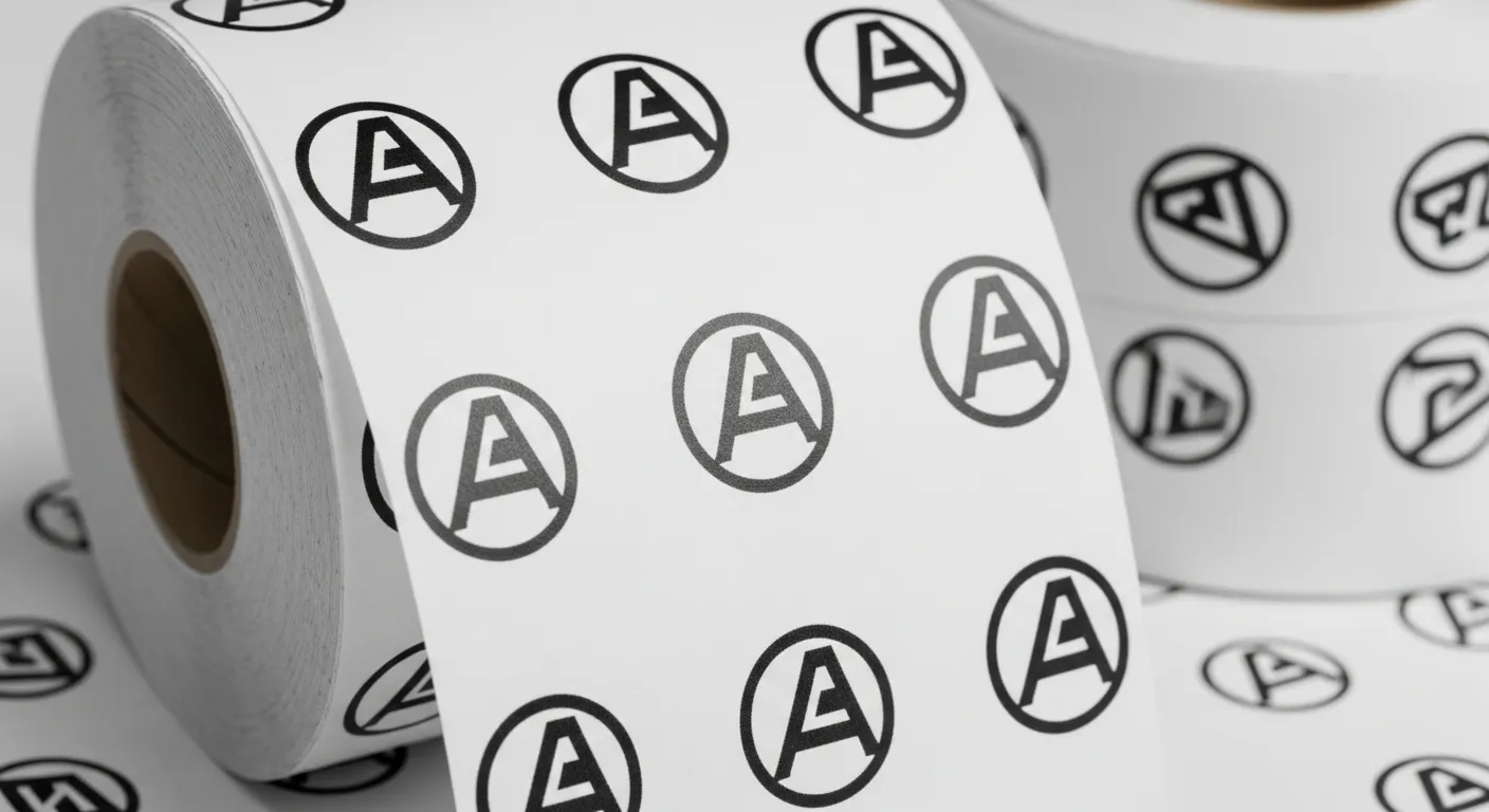 Logotipo impreso en rolo térmico