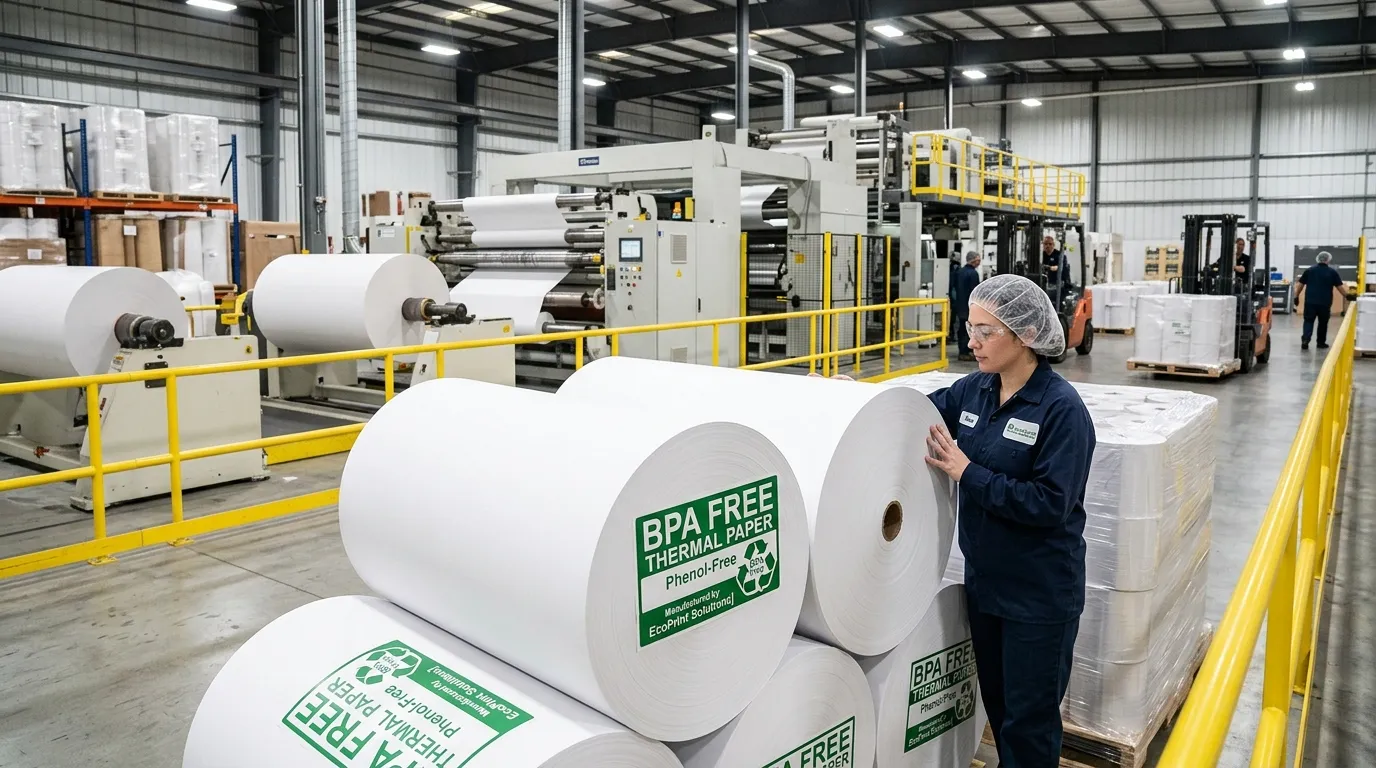 Fabricante de papel térmico libre de BPA